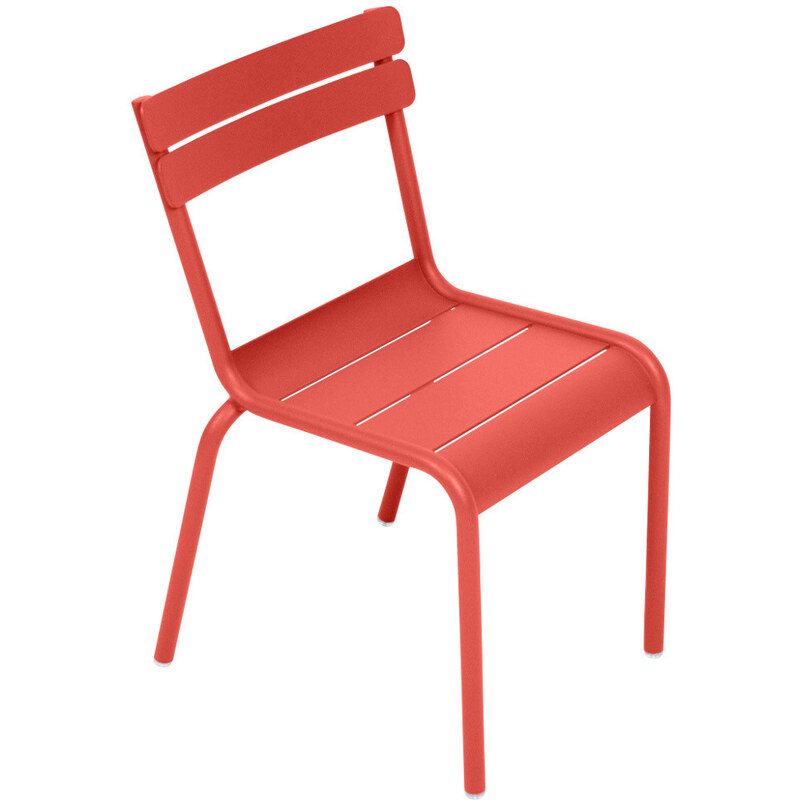 Oranžovočervená dětská židle Fermob Luxembourg