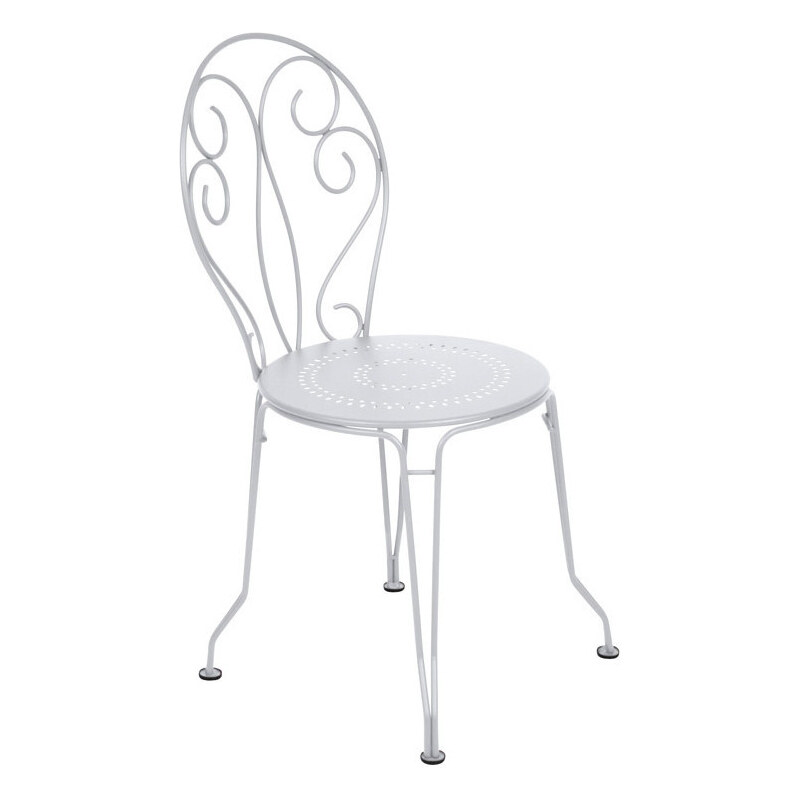 Bílá kovová židle Fermob Montmartre