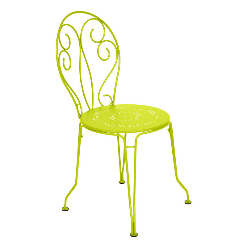 Limetkově zelená kovová židle Fermob Montmartre