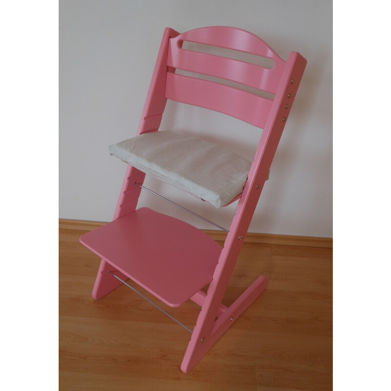 Rostoucí židle Jitro Baby růžová