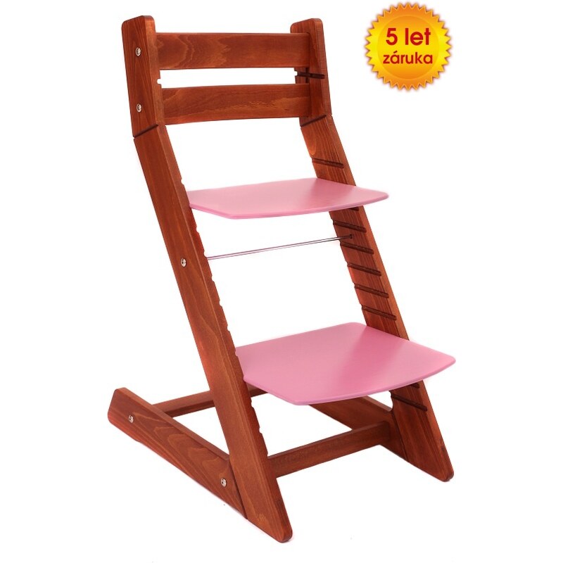 Wood Partner Rostoucí židle Mony - třešeň / růžová