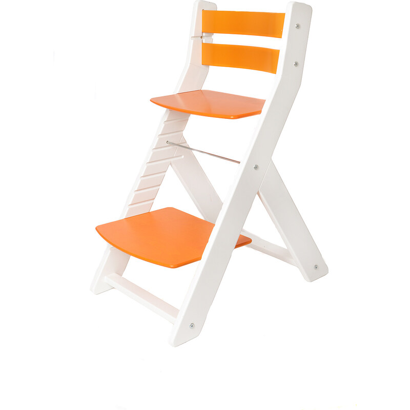 Wood Partner Rostoucí židle Mony - bílá / oranžová