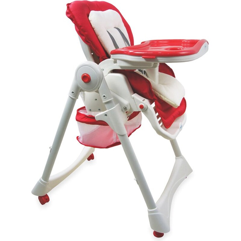 Jídelní židlička Baby Mix červená