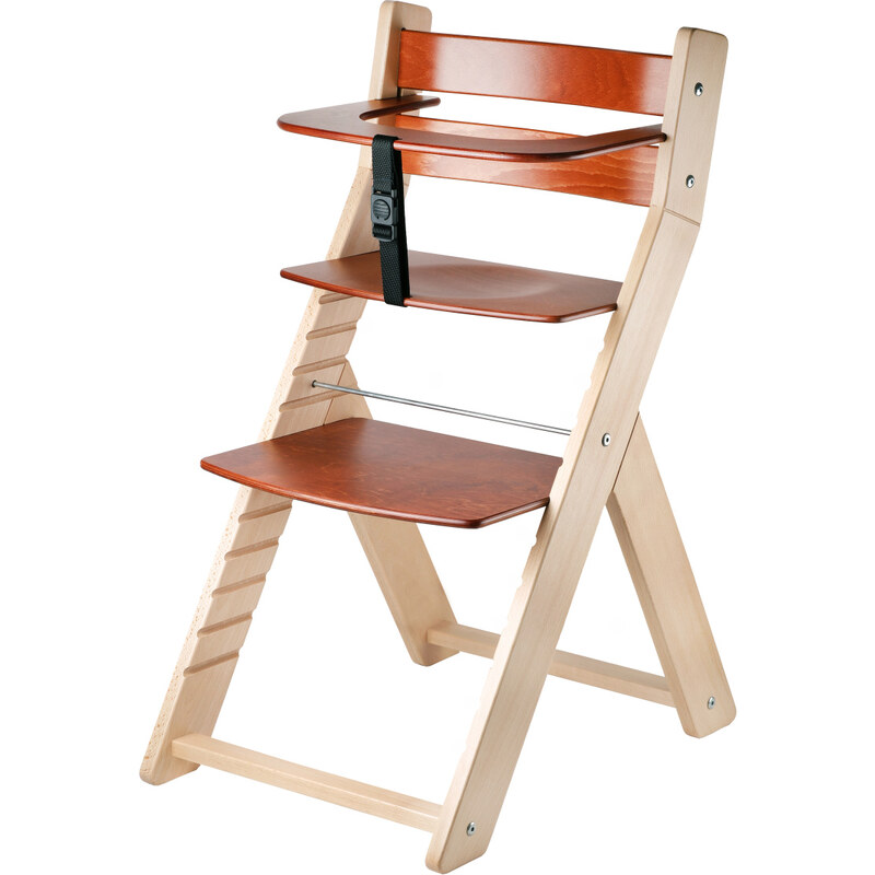 Wood Partner Rostoucí židle Luca- natur lak / mahagon