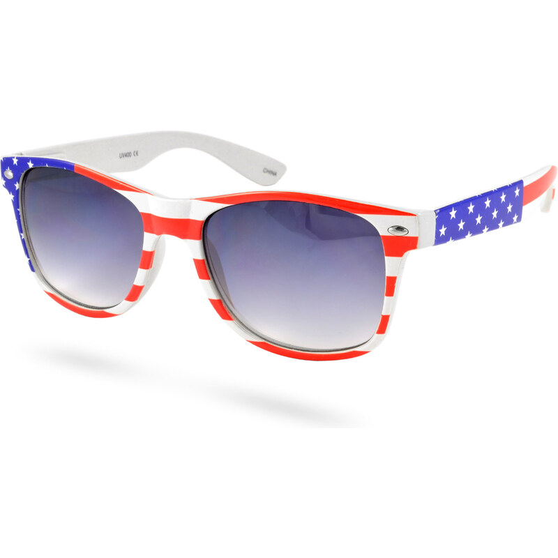 EverShade Bílé americké sluneční brýle Wayfarer A1-7-108