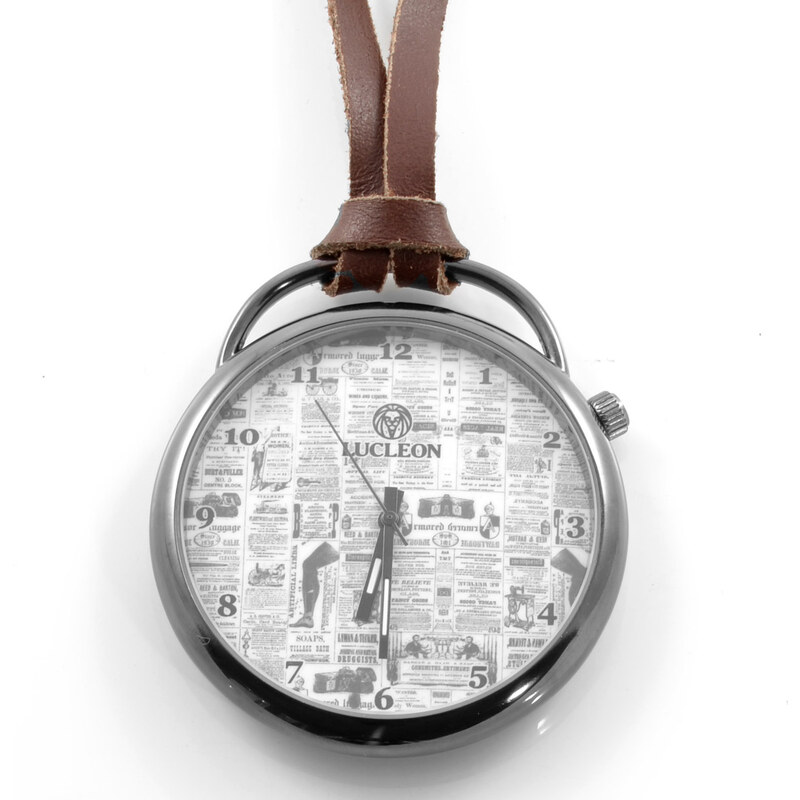 Lucleon Nostalgické kapesní hodinky na krk AB2-3-3523
