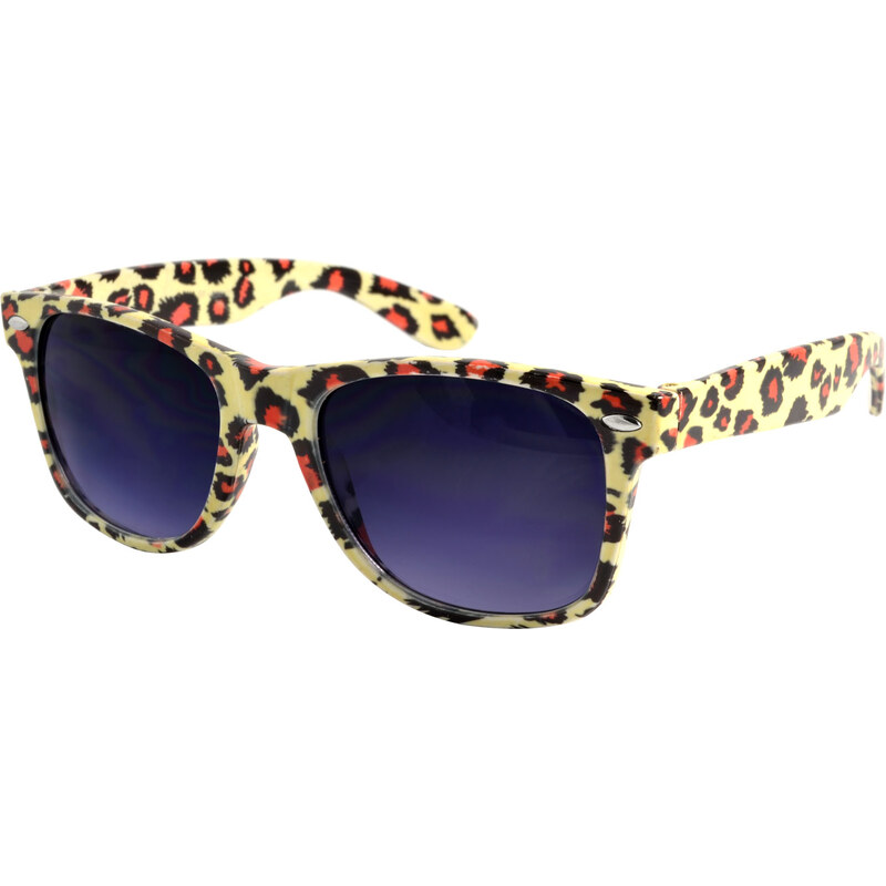 EverShade Retro sluneční brýle Žlutý leopard J1-1-1560