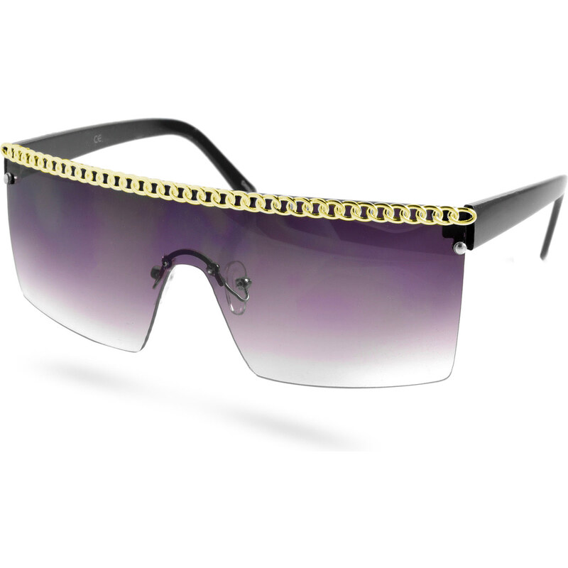 EverShade Černofialové sluneční brýle Gaga N8-1-1644
