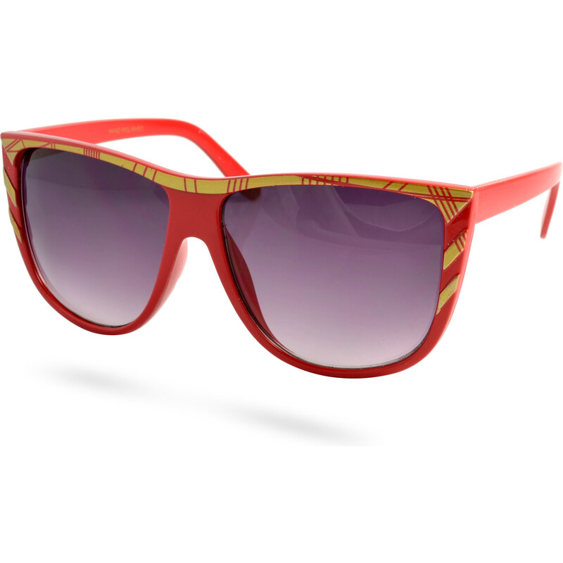 EverShade Červené dámské sluneční brýle Aviator J3-7-1713