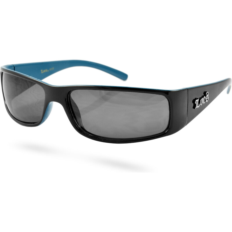 Locs Černo-modré sluneční brýle Slim AA12-3-10216