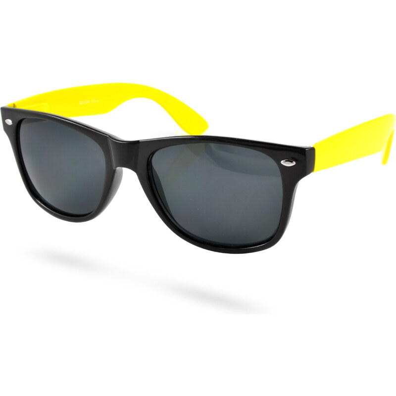 EverShade Černo-žluté Retro sluneční brýle G3-2-1778