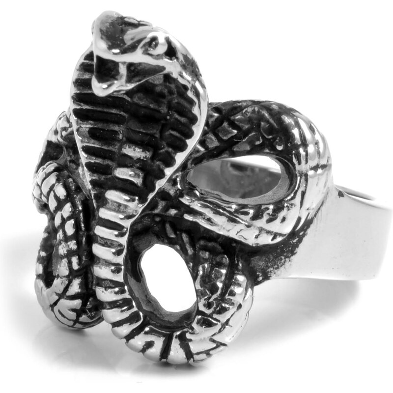 SteelCZ Ocelový prsten Kobra G4-3-1930