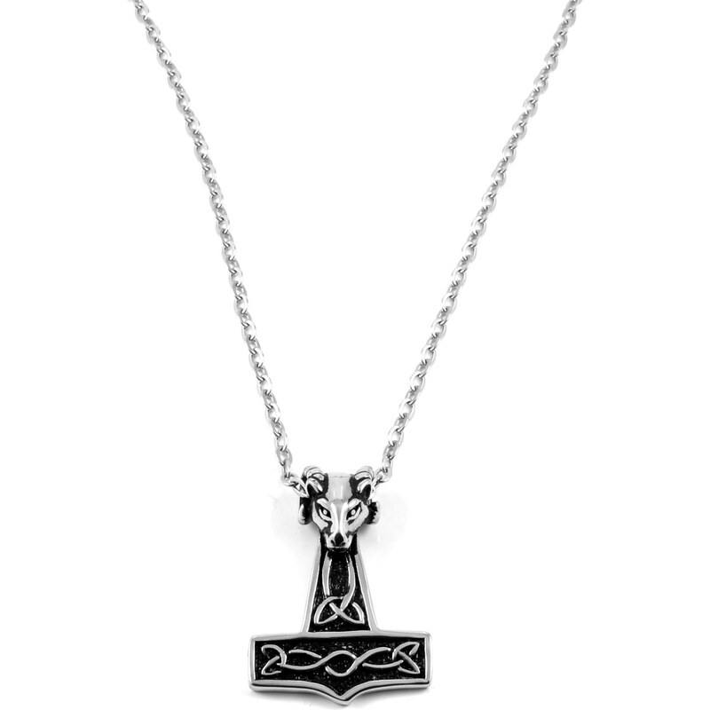 Trendhim Ocelový náhrdelník Mjölnir Klasik F4-6-2246