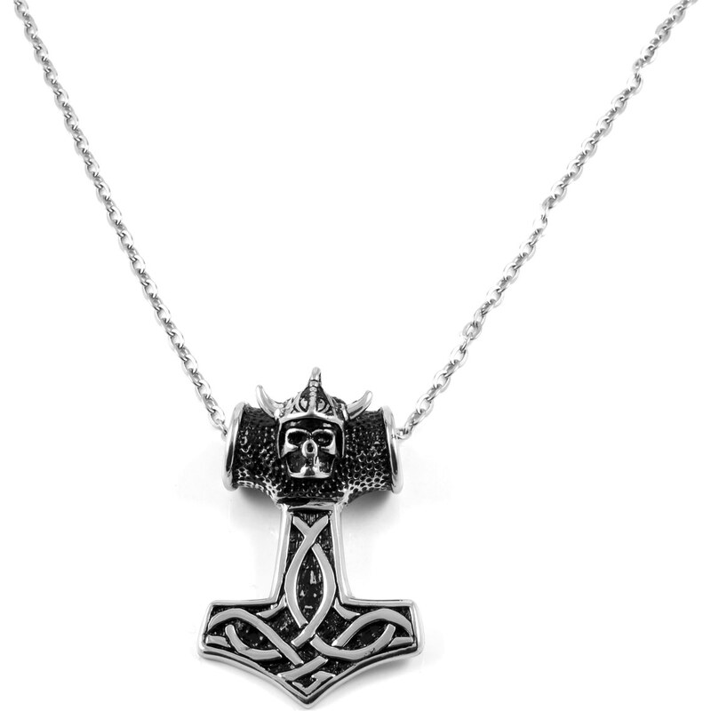 Trendhim Ocelový náhrdelník King Mjölnir F4-6-2244