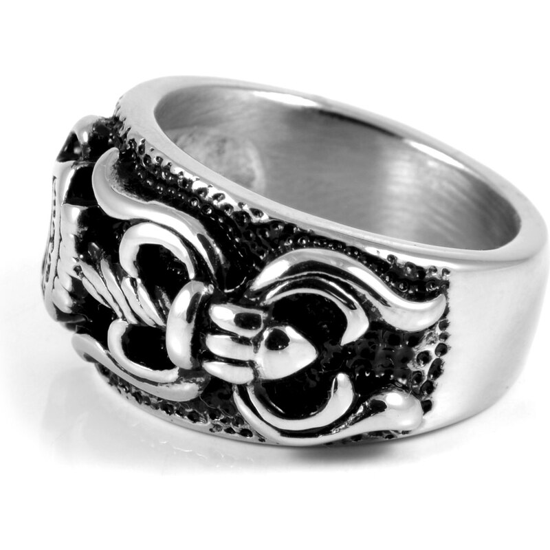 SteelCZ Ocelový prsten Královská pečeť F5-4-2297