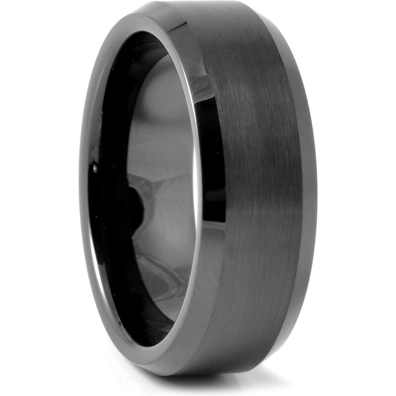 Trendhim Černý stylový keramický prsten F5-4-2227