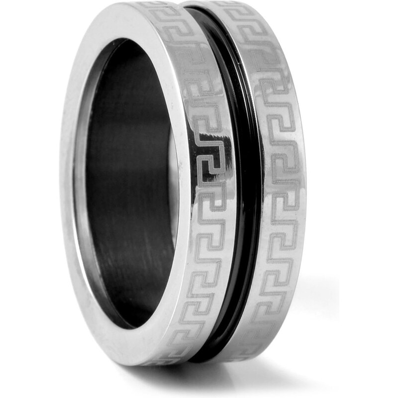 Trendhim Vyrývaný ocelový prsten BL J7-3-2223