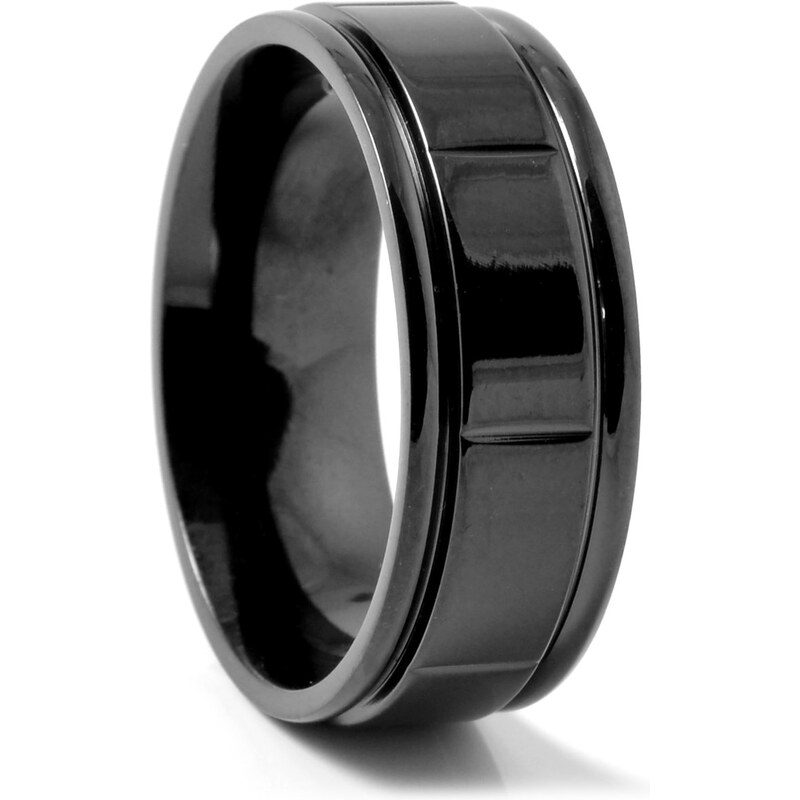 Trendhim Titanový prsten Black Brick i6-1-2396