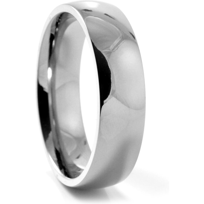 Trendhim Titanový prsten v tradiční stříbrné barvě F10-4-2416