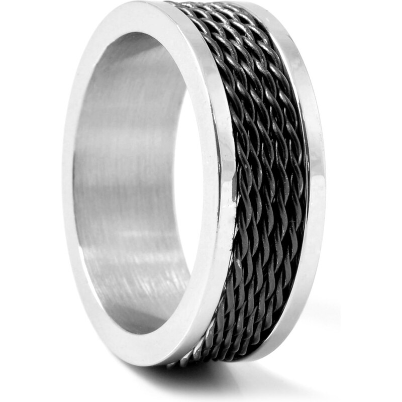Trendhim Ocelový prsten Multi Wire F10-5-2399