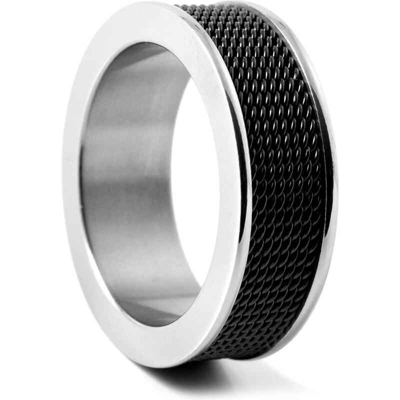 Trendhim Titanový prsten Black Wire G10-7-2426