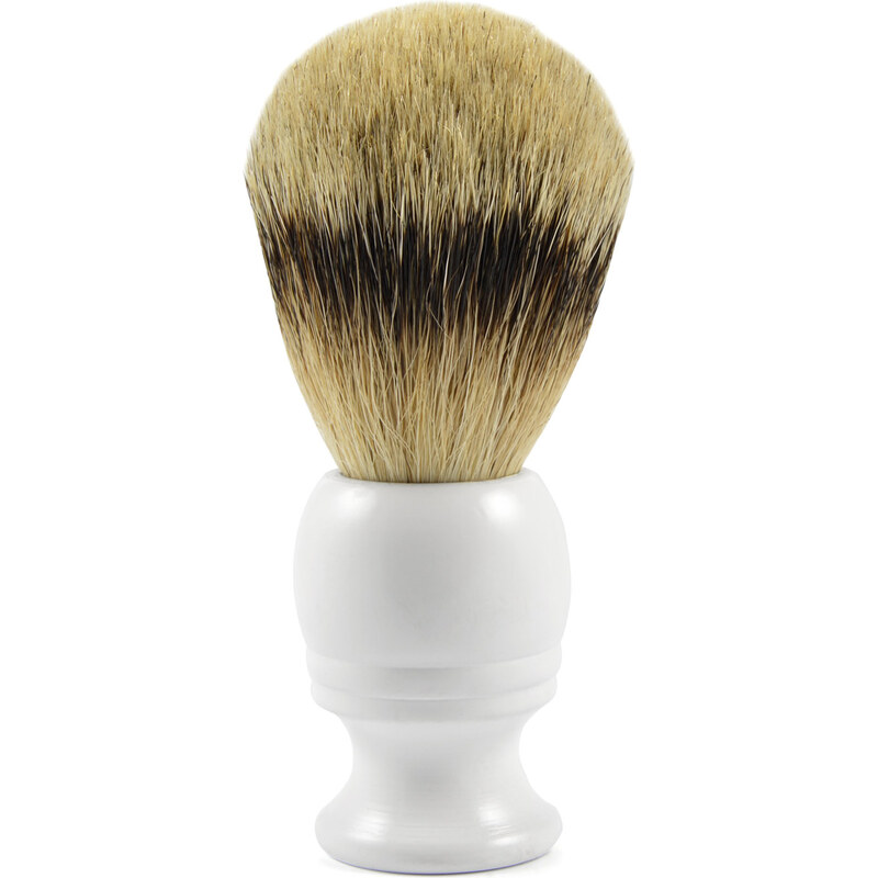 Trendhim Bílá dřevěná štětka na holení Best Badger G9-4-2638