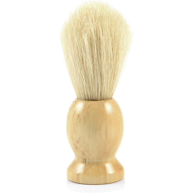 Trendhim Krémová, dřevěná štětka na holení Boar Hair N5-4-2636
