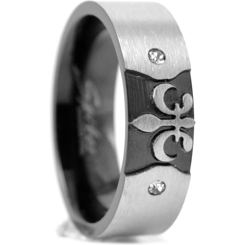 Trendhim Francouzský ocelový prsten Lily D8-1-3151