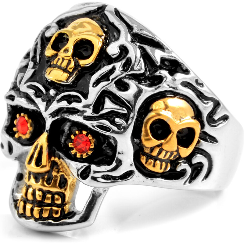 SteelCZ Ocelový prsten Alo Skeleton Key D4-5-6565