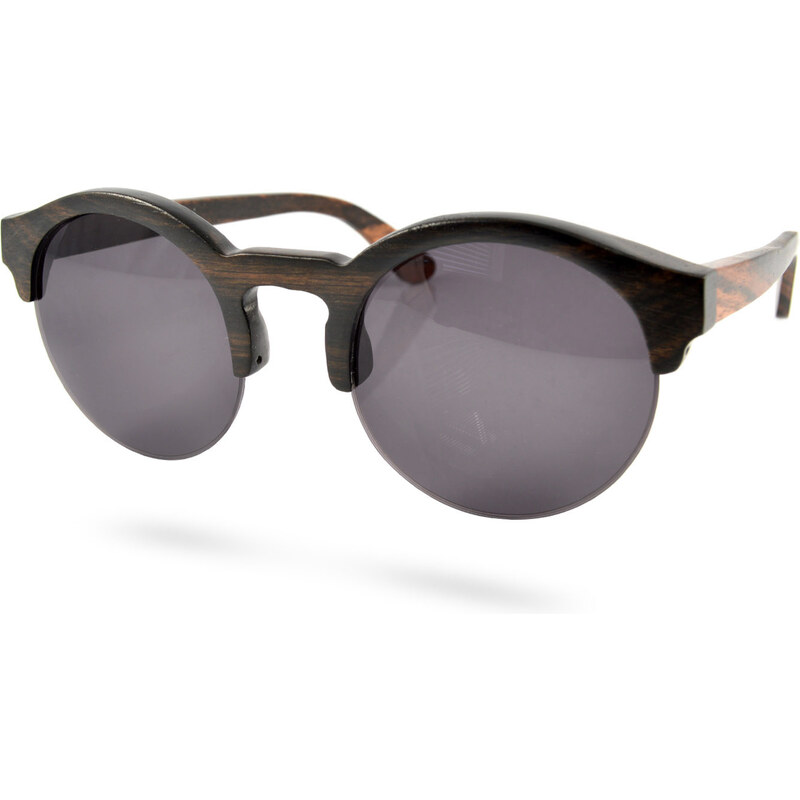 Trendhim Dřevěné sluneční brýle Romo Clubmaster C5-4-3722