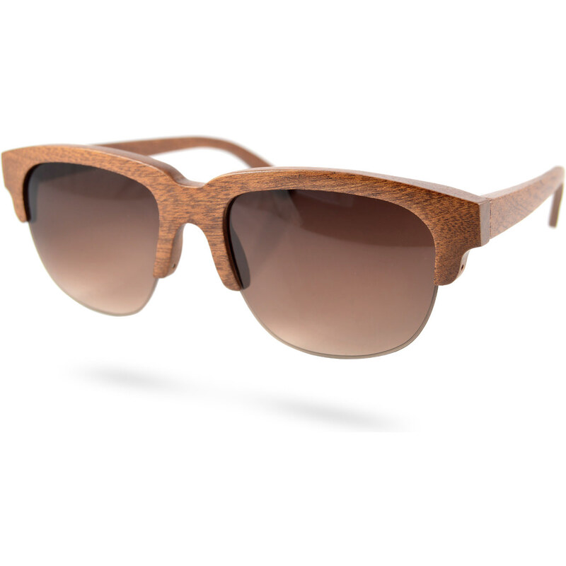 Trendhim Dřevěné sluneční brýle Lomin E9-4-3728