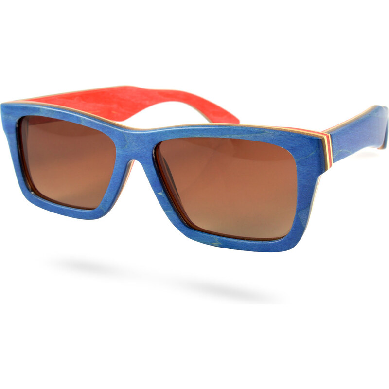 Trendhim Modré sluneční brýle Skateboard E9-4-3737