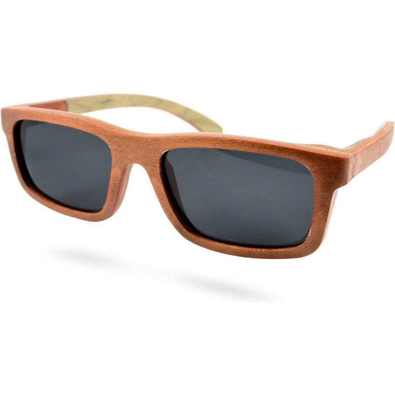 Trendhim Hnědé sluneční brýle Skateboard C5-3-3723