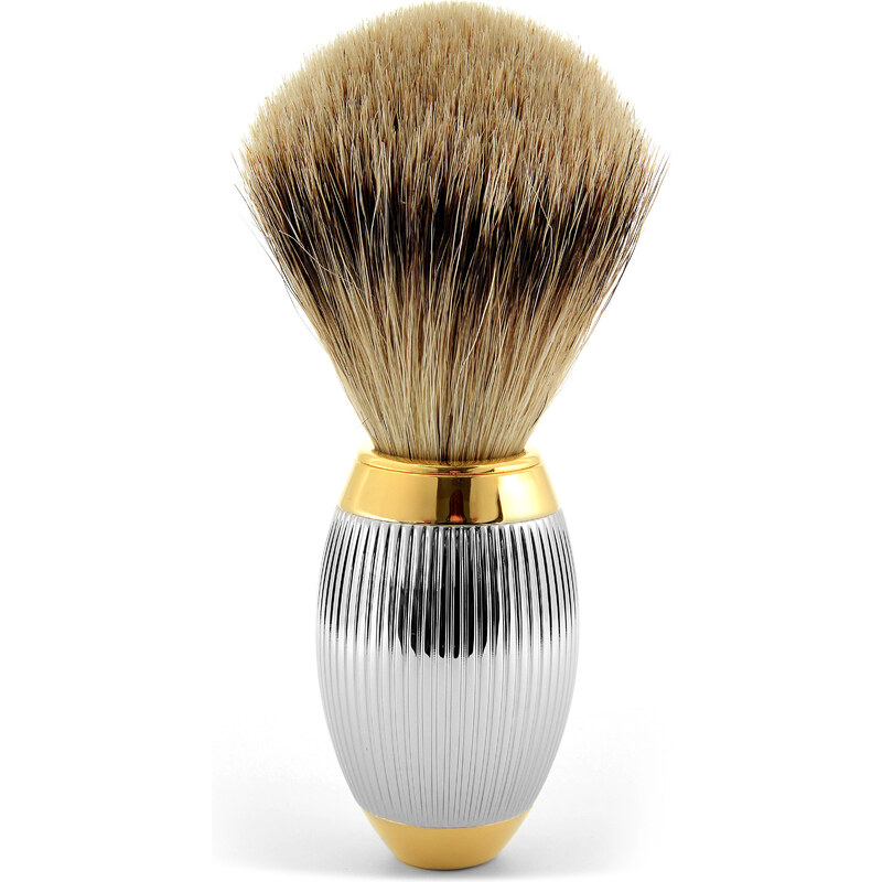 Benjamin Barber Zlato-stříbrná štětka na holení Best Badger D5-5-8143
