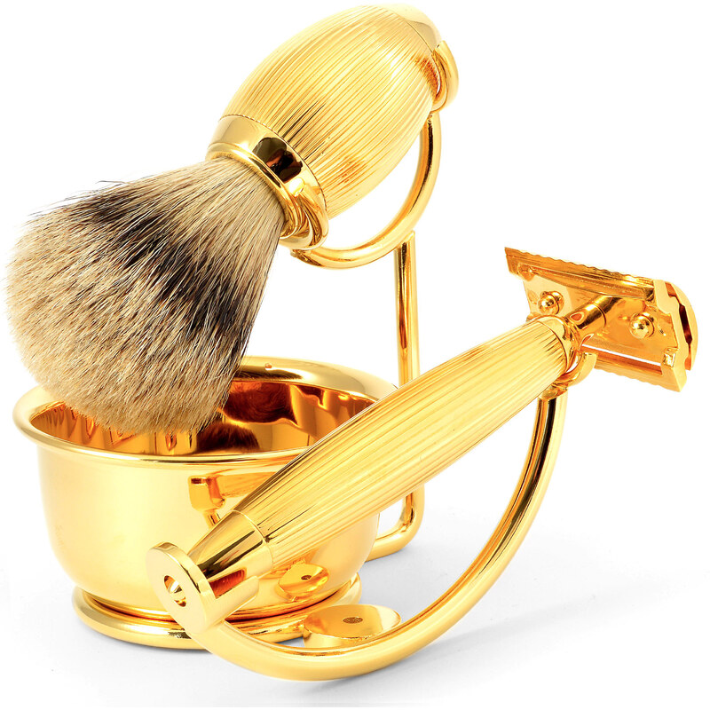 Benjamin Barber Luxusní 4dílná sada na holení Gold Imperial goldXT4piece_set