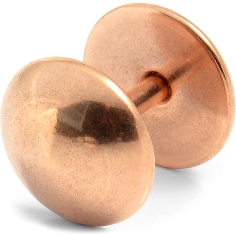 Trendhim Falešný plug do ucha Copper Round 8 mm E10-2-4659