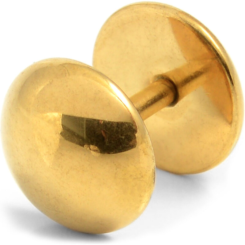 Trendhim Zlatý falešný plug do ucha 8 mm E10-2-4745