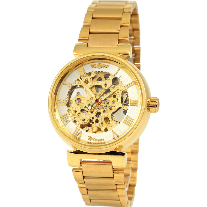 Winner Zlaté hodinky v římském stylu F8-9-9141
