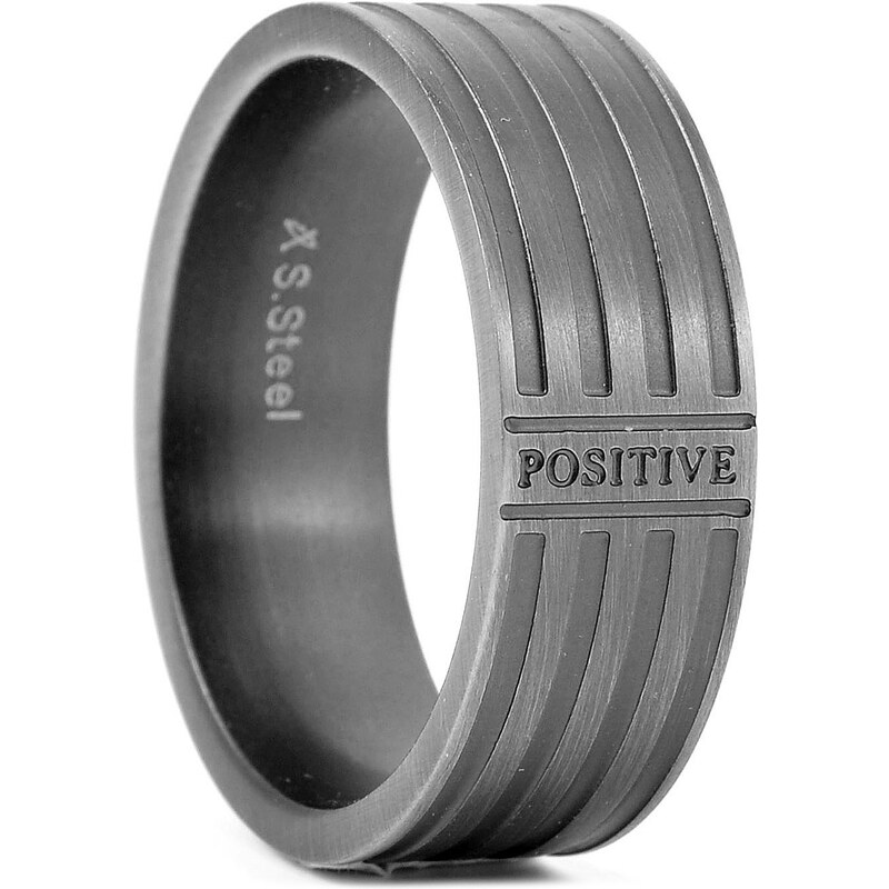 Trendhim Ocelový prsten Positive G7-2-4676