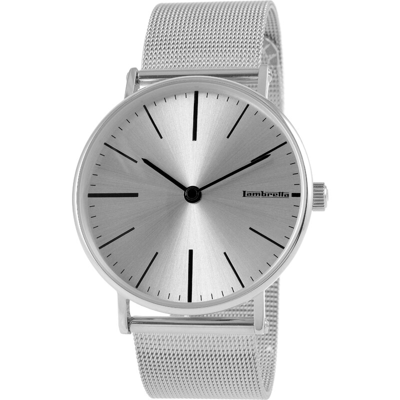 Lambretta Stříbrné hodinky Mesh Cesare U4-5-7147
