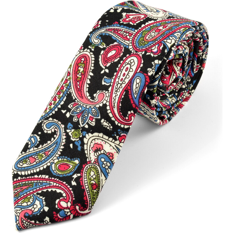 Trendhim Bavlněná kravata s Paisley vzorem U1-7-4826