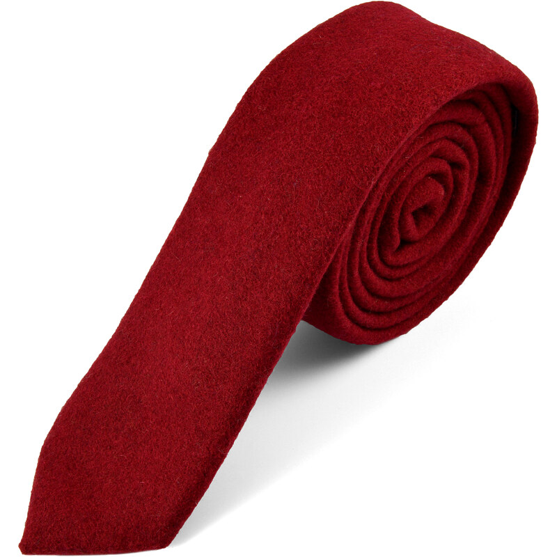 Trendhim Ručně vyrobená červená kravata T1-5-6932