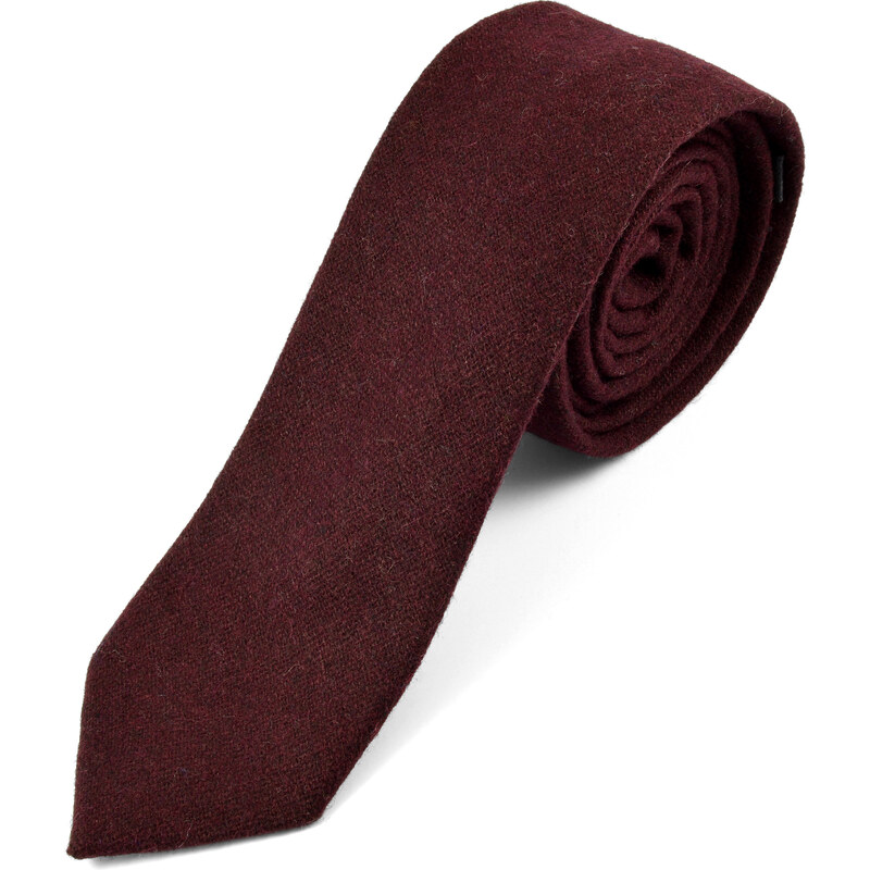 Trendhim Ručně vyrobená kravata Dark Bodreaux F9-7-8531