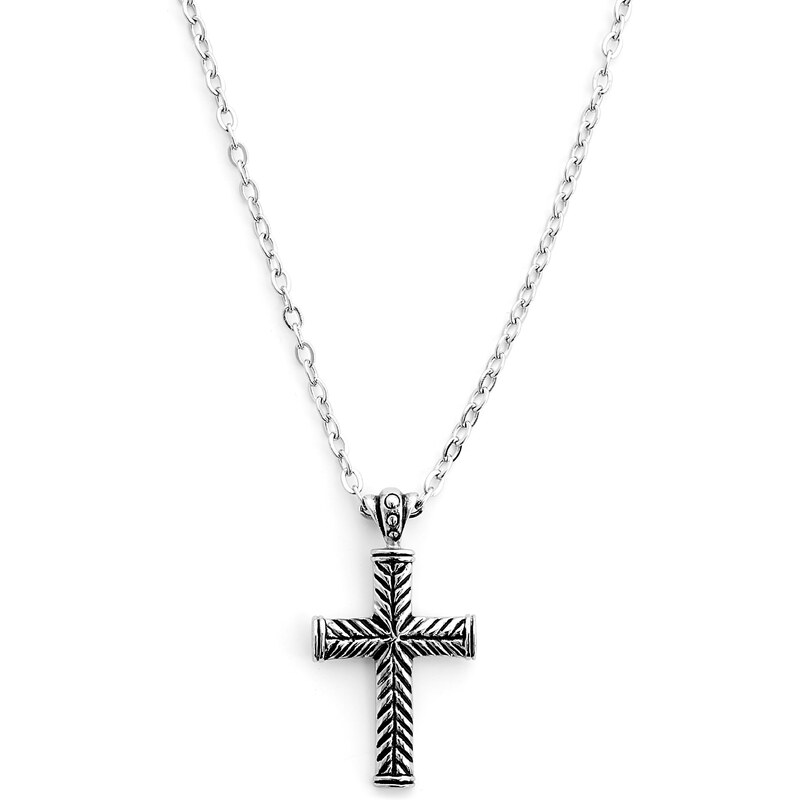 Trendhim Náhrdelník s vyrývaným křížem H10-4-2443