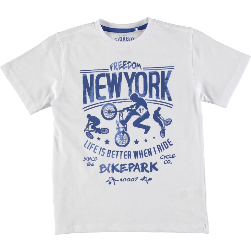 Tričko Giorgio New York dět. bílá