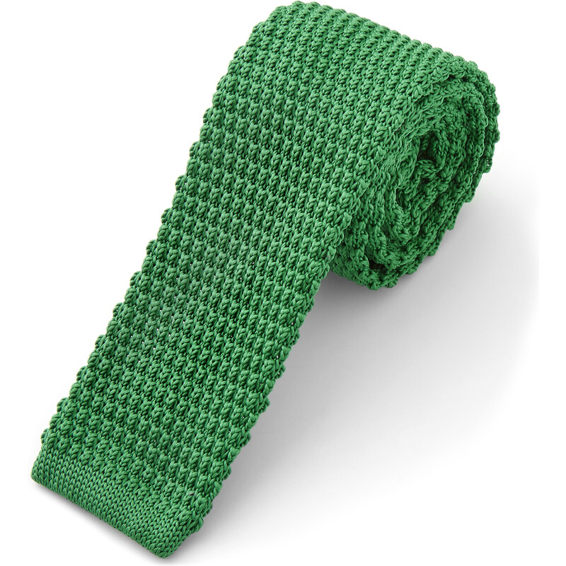 Trendhim Limetkově zelená pletená kravata S13-1-5887