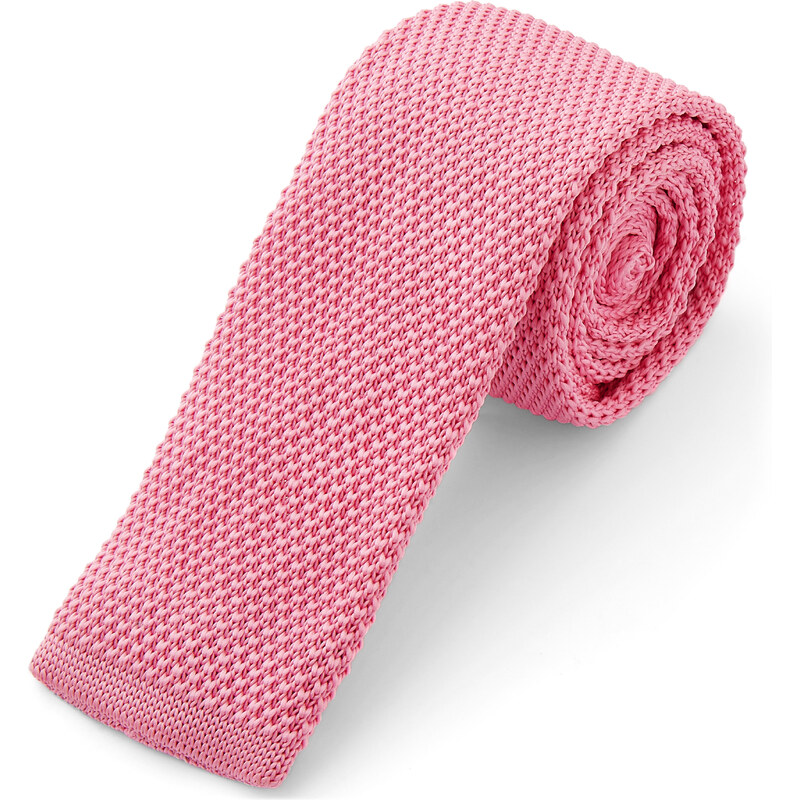 Trendhim Pletená kravata Hot Pink J0-6-16514