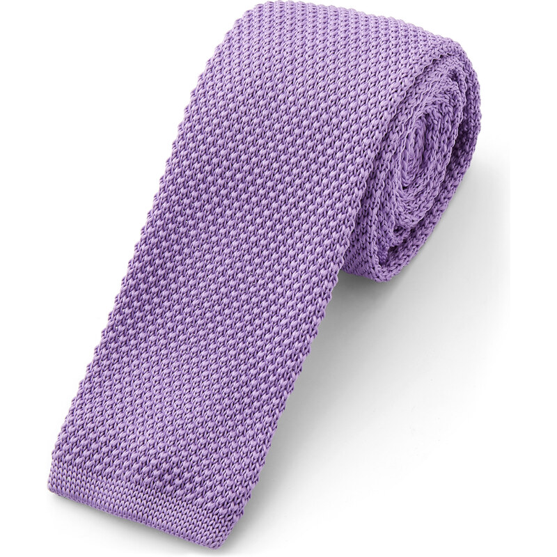 Trendhim Světle fialová pletená kravata Violet AA1-1-9859