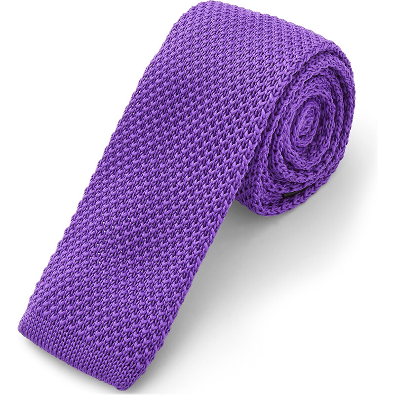 Trendhim Pletená kravata Lilac AA11-6-9868
