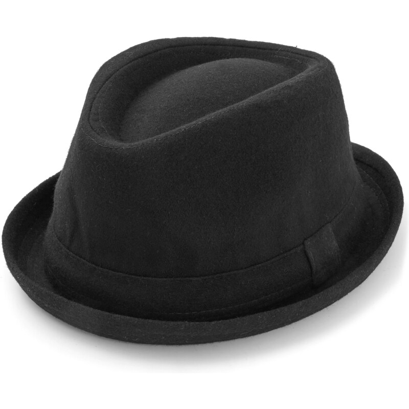 Major Wear Černý klobouk Trilby Q10-5-5558